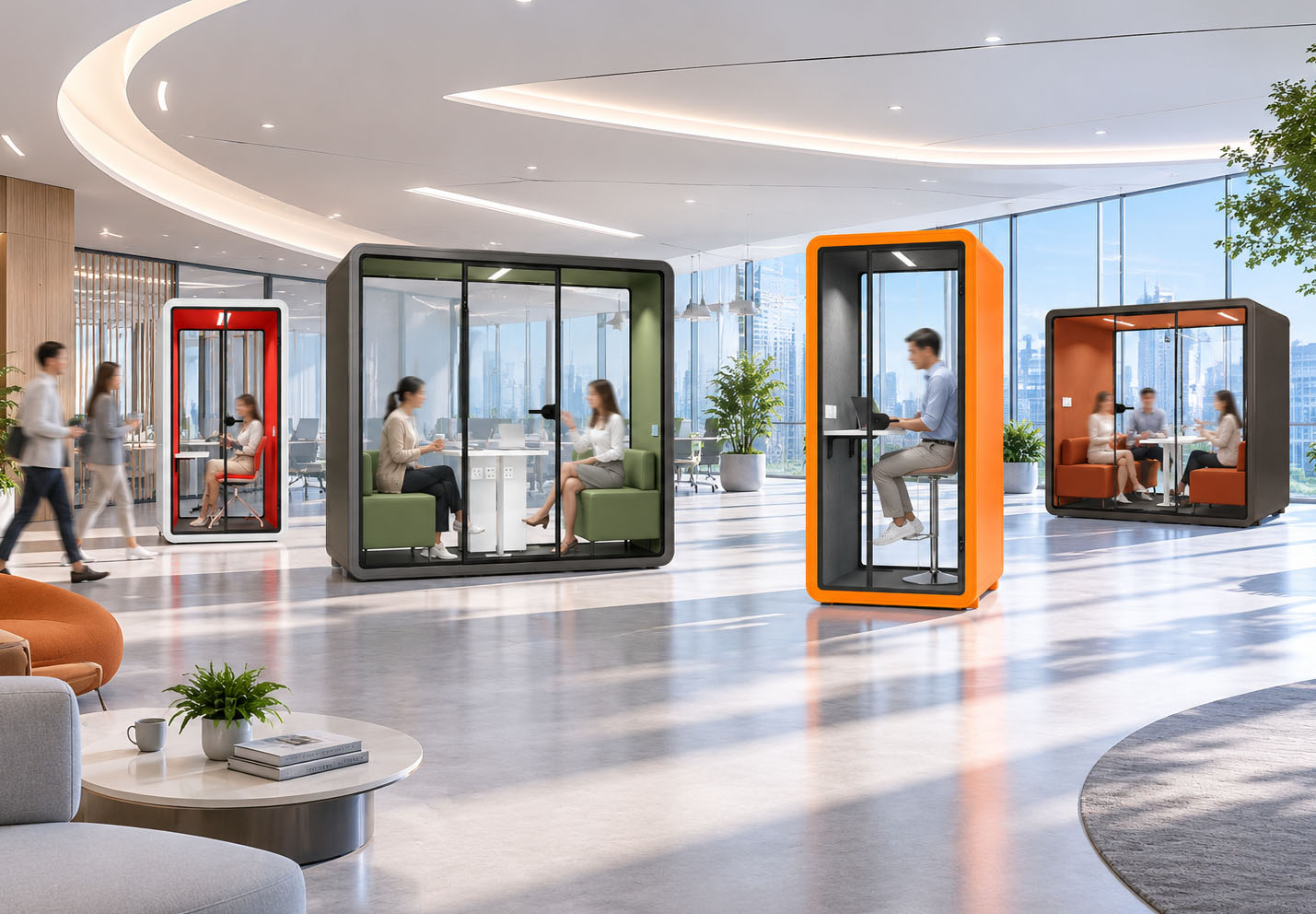 Chang'an Telecom Enhances Workplace Privacy with COMFORT Meeting Pods